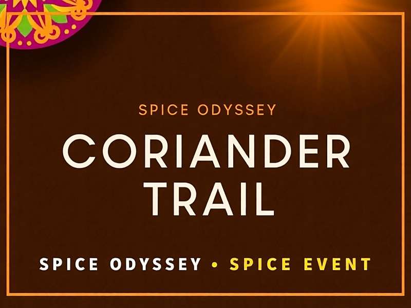Spice Odyssey Coriander Trail Diwali Event